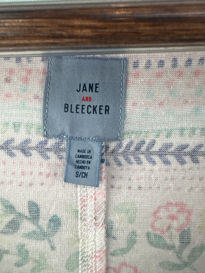 Women’s Jane and Bleecker Small Multicolored Patterned Henley NightGowns