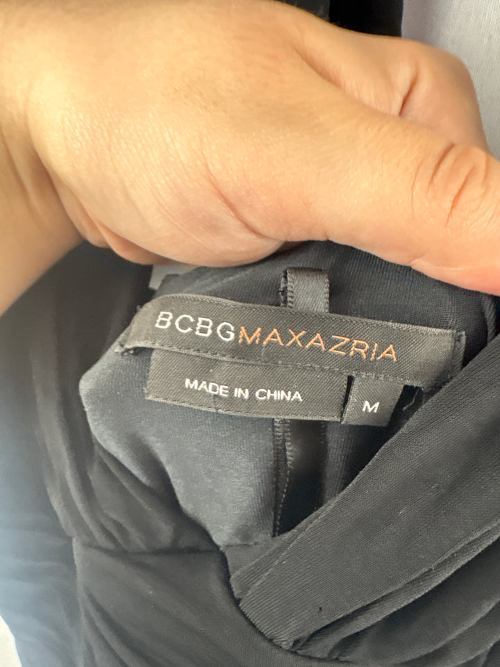 Women’s BCBG Maxazria Medium Black Halter Cocktail Dress