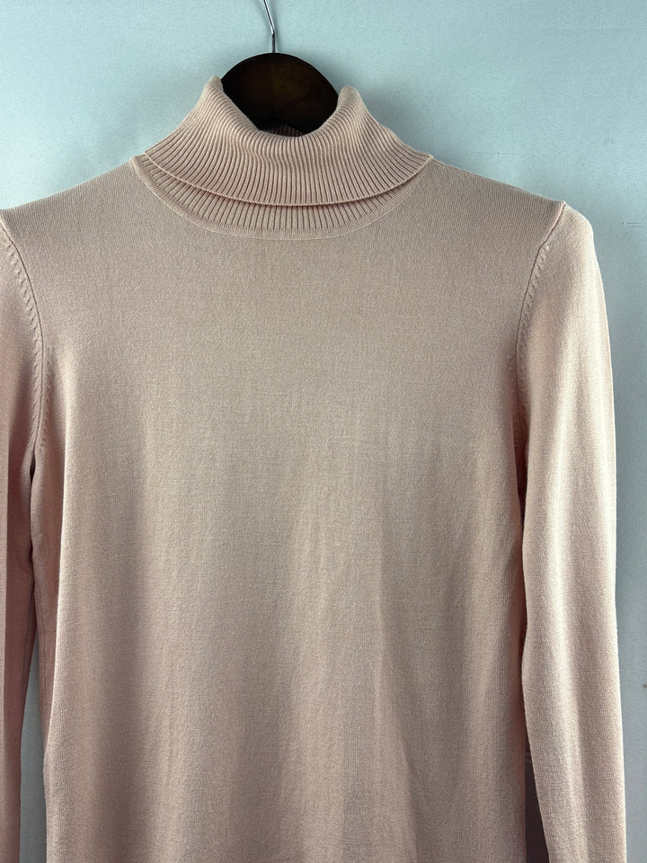 Women’s Calvin Klein Small Millennial Pink Turtleneck Sweater