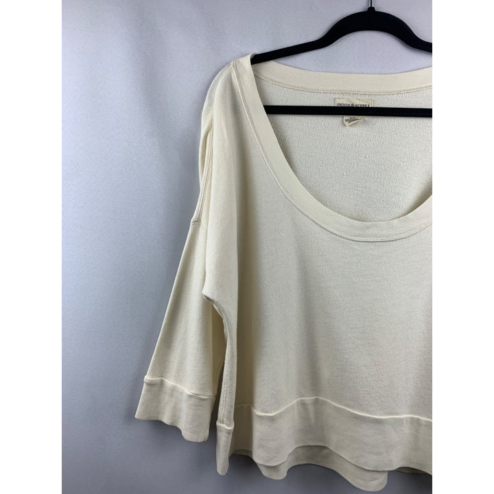 Women’s Ralph Lauren Cream Crew Neck Top Size XL