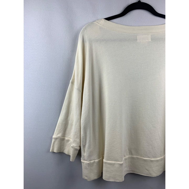 Women’s Ralph Lauren Cream Crew Neck Top Size XL