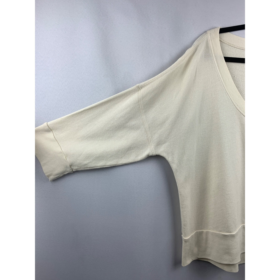 Women’s Ralph Lauren Cream Crew Neck Top Size XL