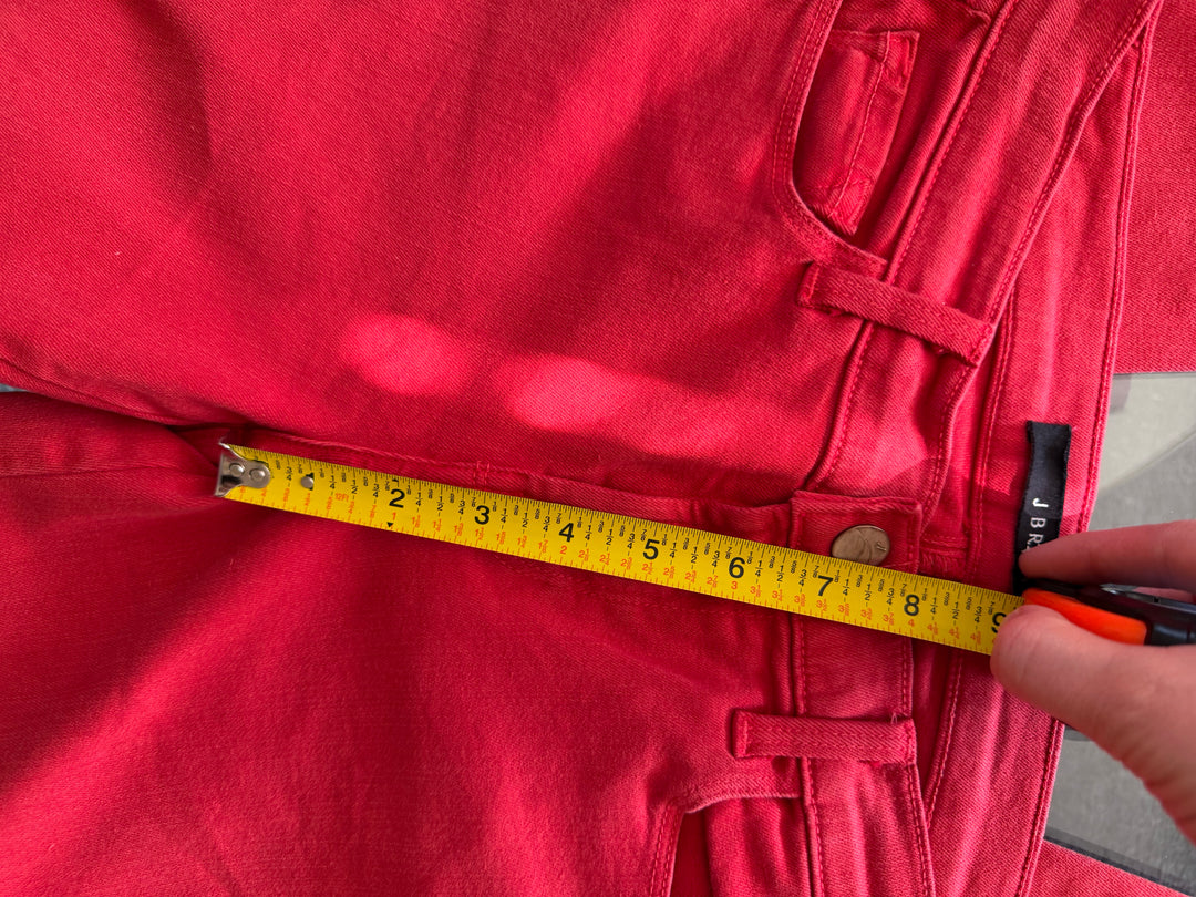J Brand Red Skinny Jeans Size 26