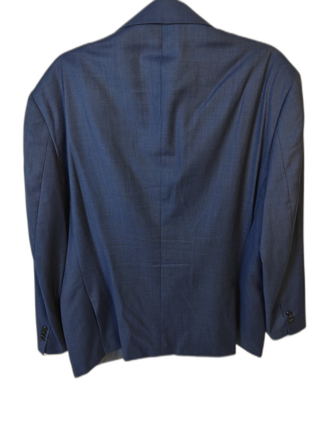 Men's Paul Fredrick Classic Fit Blue Wool Suit Jacket Size 46R