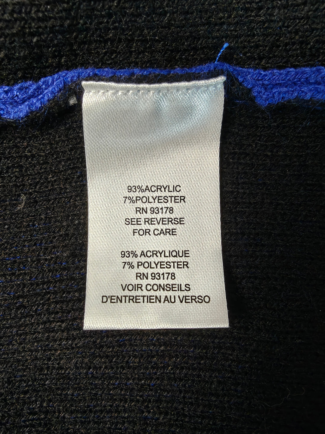 Womens Tahari Cardigan Blue Black Size Unknown