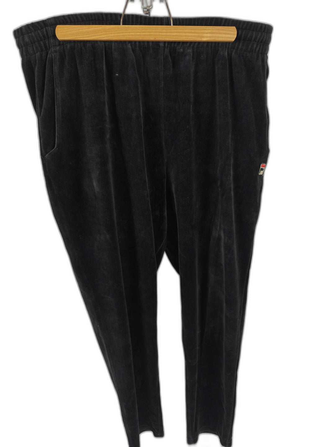Men’s Fila Velour Pants Black XL