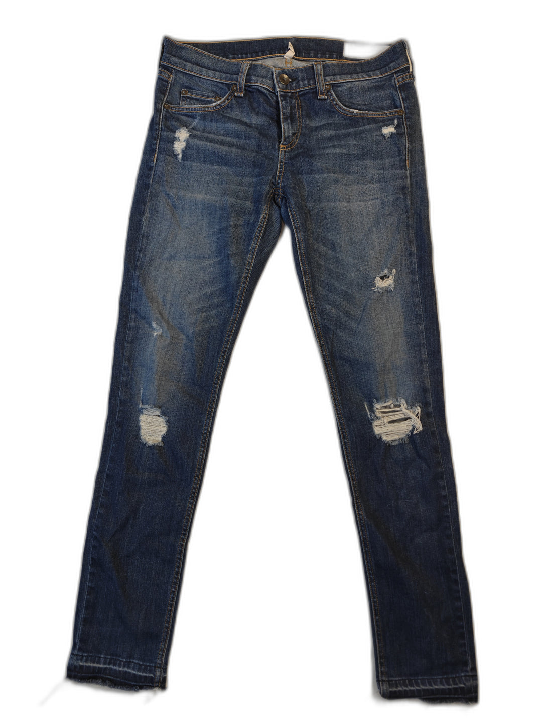 Womens Rag &amp; Bone Skinny Jeans Blue Size 26
