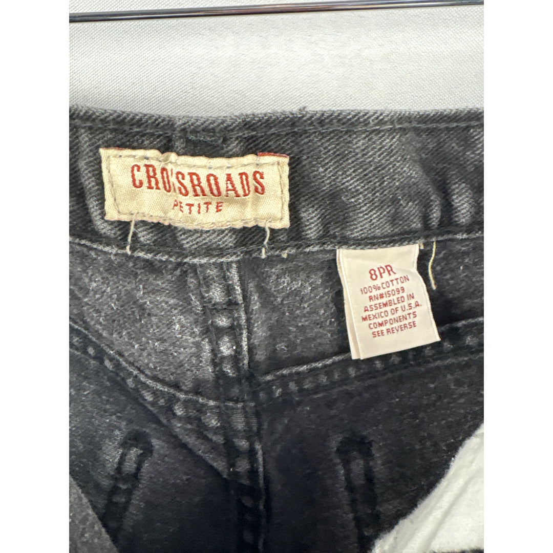 Crossroads Black Petite 8PR Womens Jeans 100% Cotton USA Made