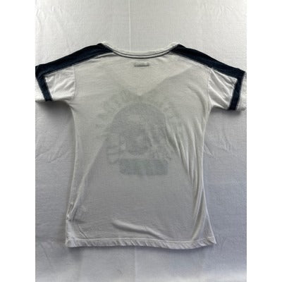 Vintage Seahawks V-Neck Tee Shirt Size SM.