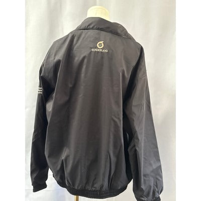 Women’s Sunderland of Scotland Black Windbreaker Jacket Sz M