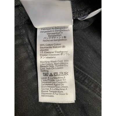 Women's J. Crew Black Denim Shorts, Cotton Blend - Size 25