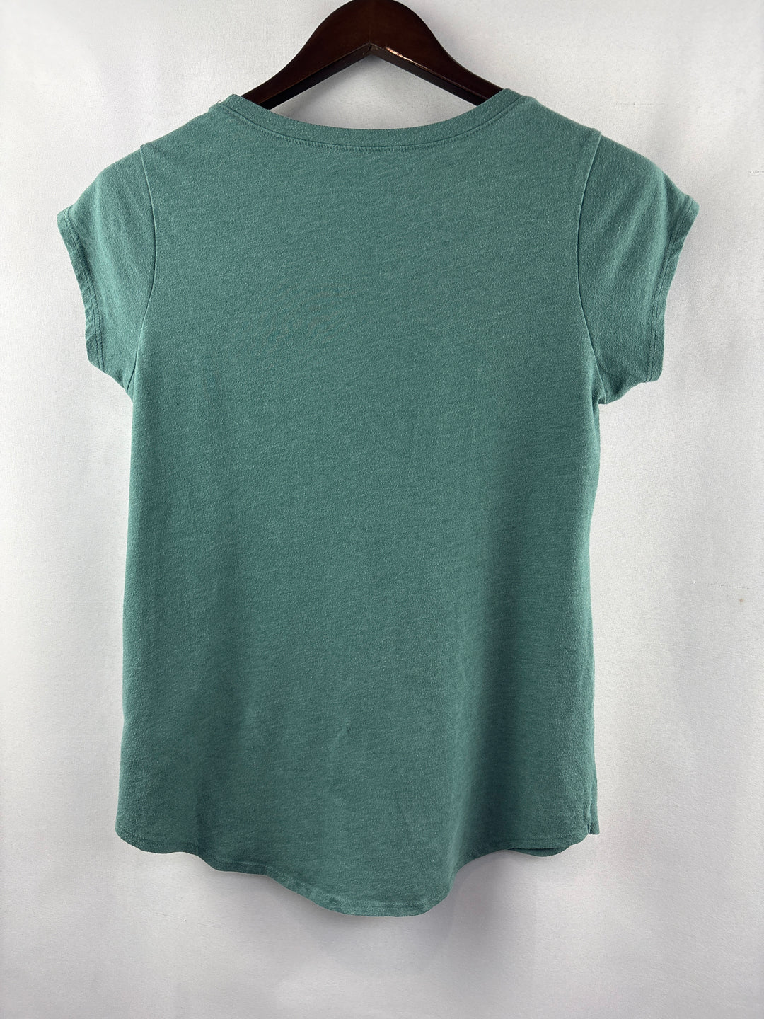 Women’s The Lucky Brand Small Green Luck &amp; Love Graphic T-Shirt