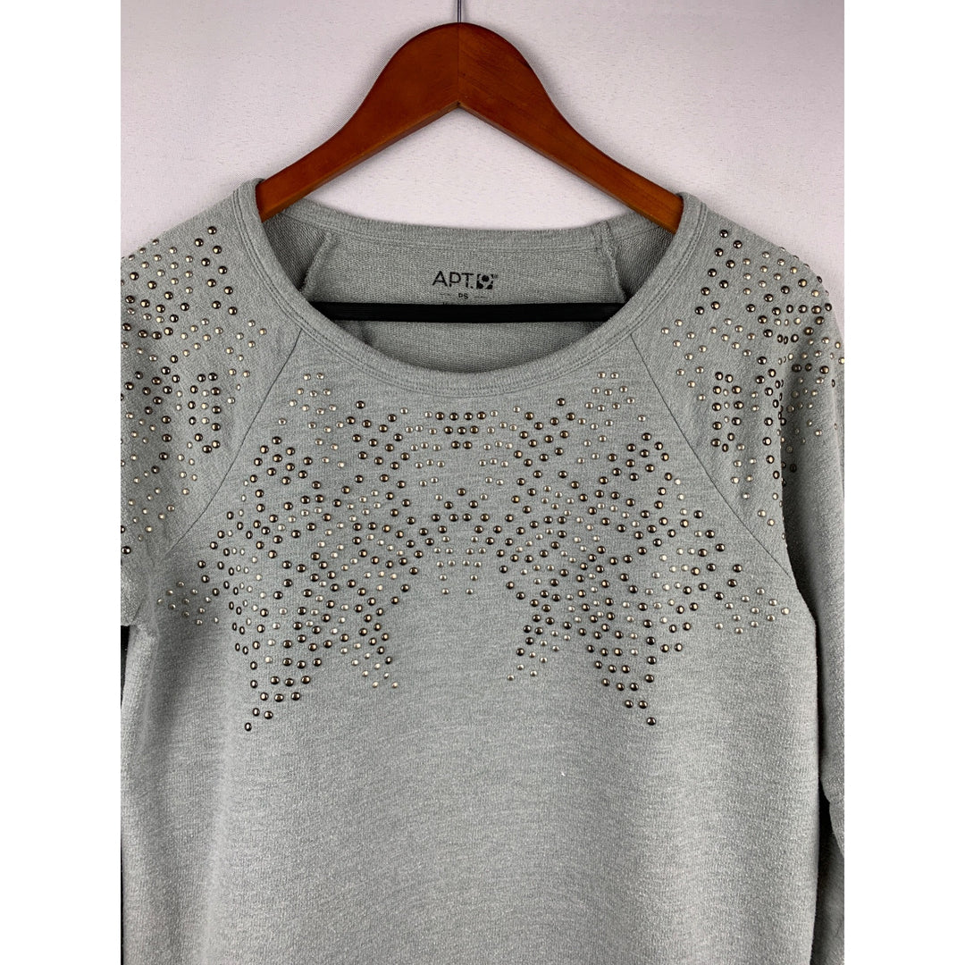 APT. 9 Womens Petite Small Embellished Pullover Sweater Size Small