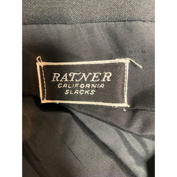 Ratner California Slacks Black Dress Pants Size 44