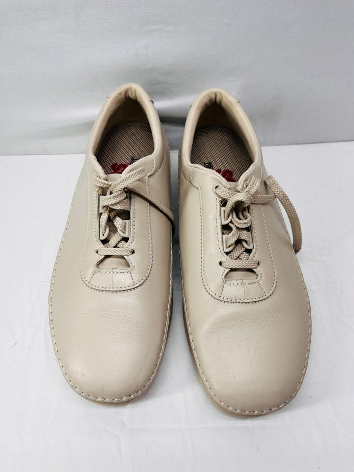 SAS Traveler Women’s Size 9 Bone Leather Comfort Walking Shoes Lace Up Casual
