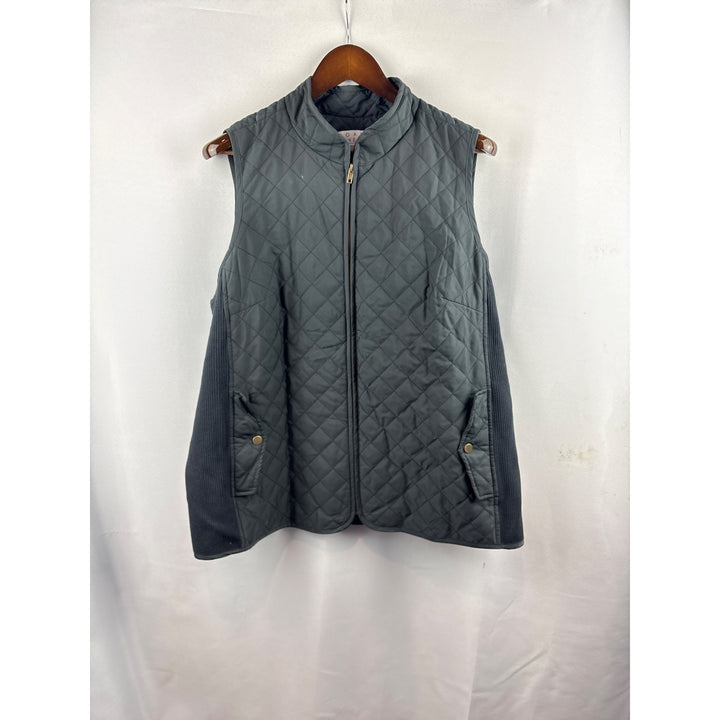 Women’s Joan Rivers Size 2X Black Puffer Vest