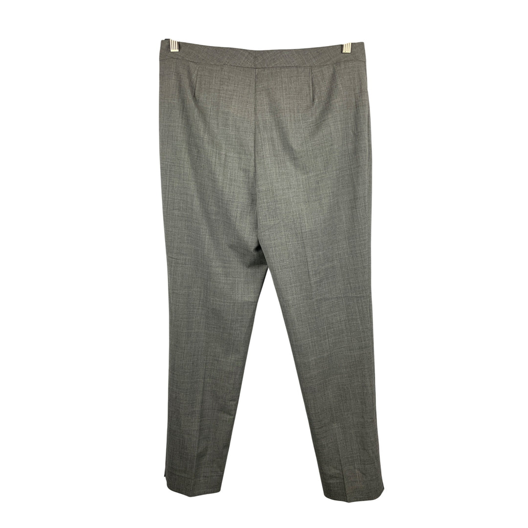 Lafayette 148 New York Womens Wool-Blend Pants Size 10 Gray