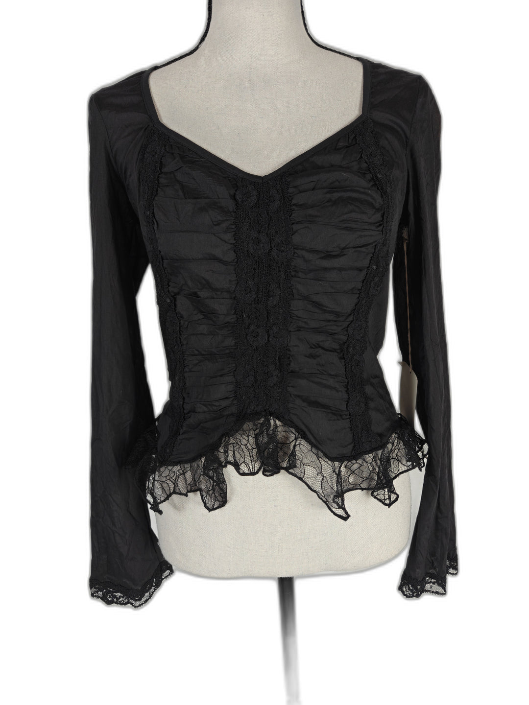 Womens Ann Ferriday Blouse Black One Size