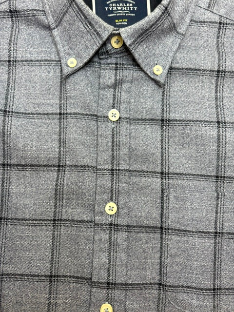 Charles Tyrwhitt Slim Fit Casual Check Shirt SzM