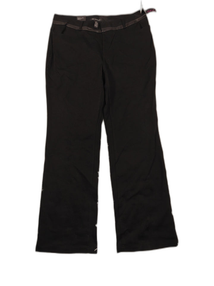Womens INC Bootcut Dress Pants Black Size 14