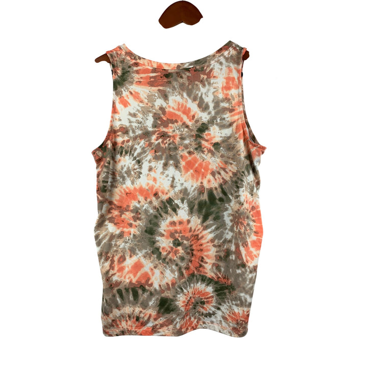 AnyBody Womens Sleeveless Tank & Wide-Leg Pants Set Tie-Dye Pattern Size SP