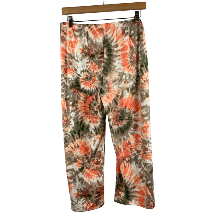 AnyBody Womens Sleeveless Tank & Wide-Leg Pants Set Tie-Dye Pattern Size SP