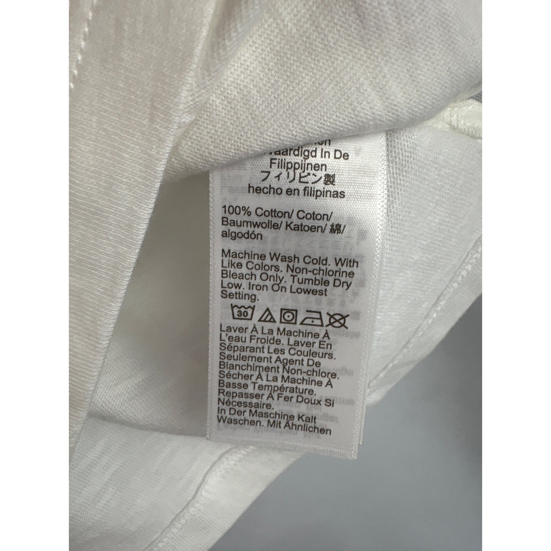 Crewcuts By J.Crew Kids White Polo Shirt Size S