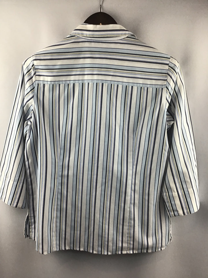 Women’s Studio Works striped button down blouse size small