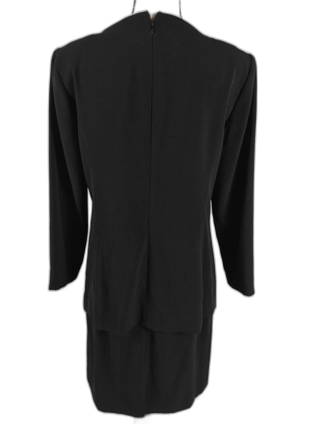 Women’s Jones New York Black Pleated Long Sleeve Dress Size 4