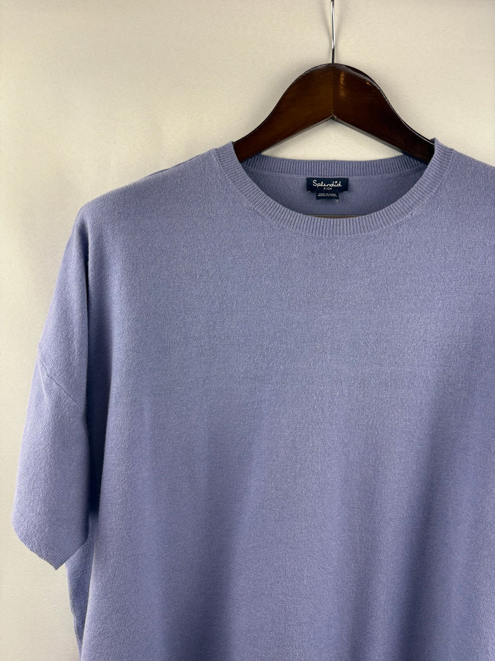 Women’s Splendid Small Periwinkle Short Sleeve Crewneck