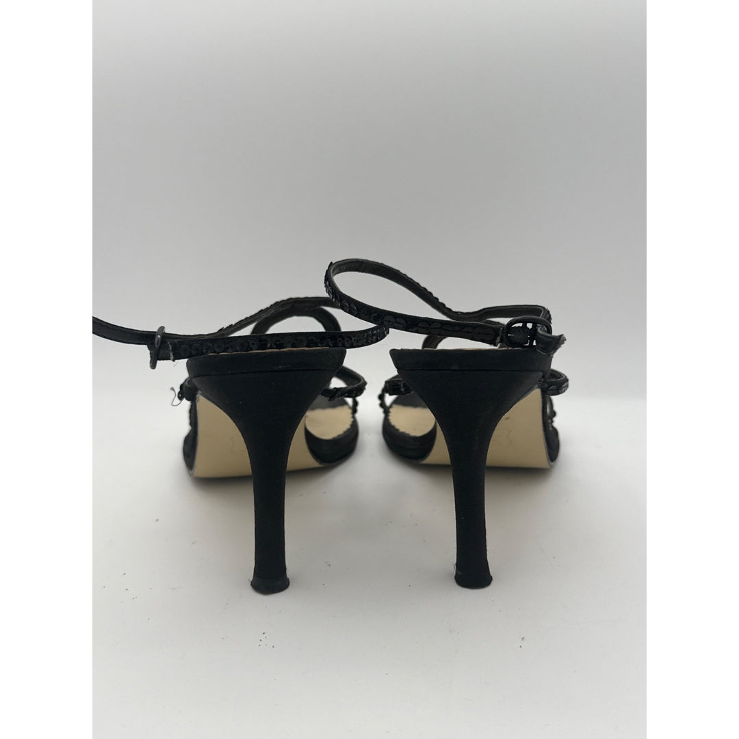Caparros Black Strappy Heels Size 7B