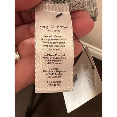 Rag & Bone Women's Knit Colorblock Mini T-Shirt Dress Sz XS