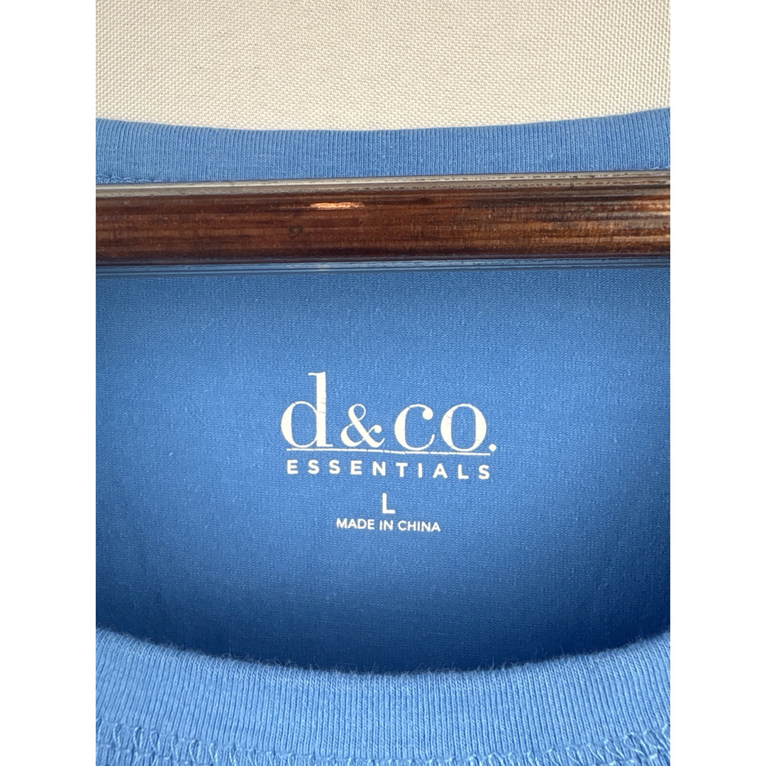 Women’s D&Co XL Cornflower Blue Long Sleeve Shirt