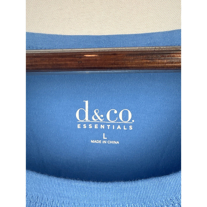 Women’s D&Co XL Cornflower Blue Long Sleeve Shirt