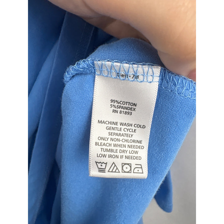 Women’s D&Co XL Cornflower Blue Long Sleeve Shirt