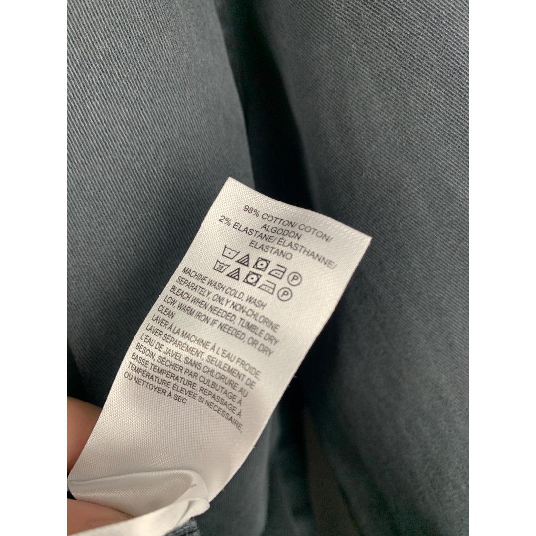 Lucky Brand XL Gray Hooded Jacket With Snap Closures & Pockets