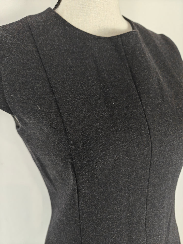 Womens Akris Punto Fit Flare Dress Black Size 4