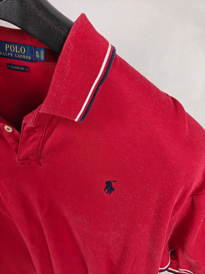 Men’s Polo Ralph Lauren Classic Fit Polo Shirt Red Size XL