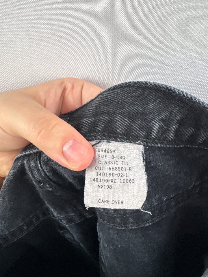Women’s GAP Size 8 Black Straight Leg Jeans