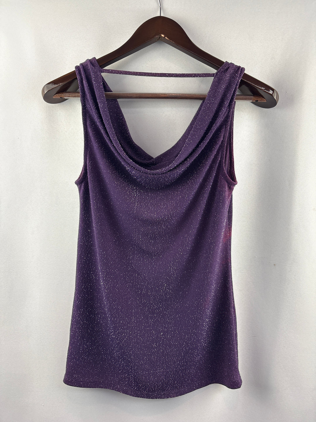 Women’s Jennifer Lopez Small Deep Purple Cowelneck Blouse