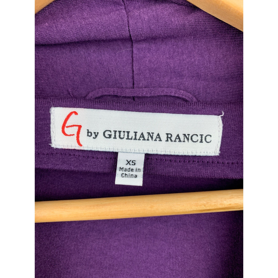 G By Giuliana Rancic Purple Open-Front Cardigan XS