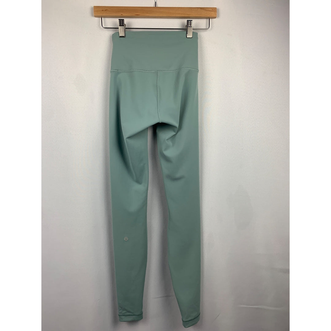 Lululemon Womens High-Rise Leggings Size S Sage Green