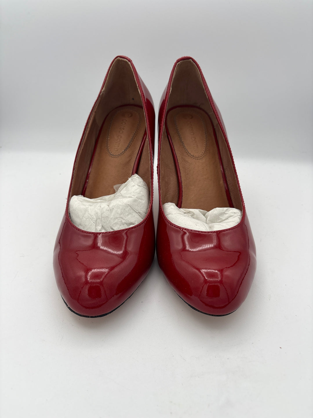 Women’s Corso Como Size 8.5 Cherry Red Patent Leather Pumps