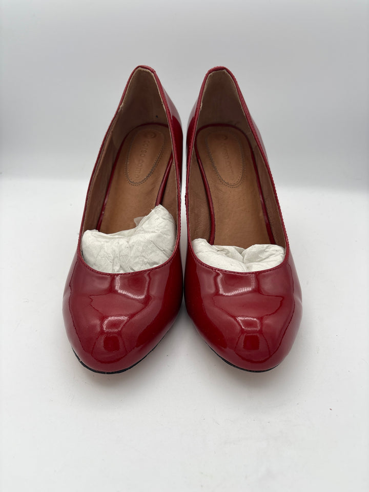 Women’s Corso Como Size 8.5 Cherry Red Patent Leather Pumps