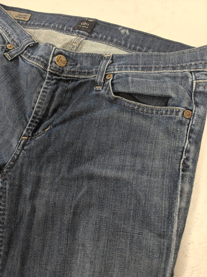 Mens Citizens of Humanity Straight Leg Jeans Blue Size 30