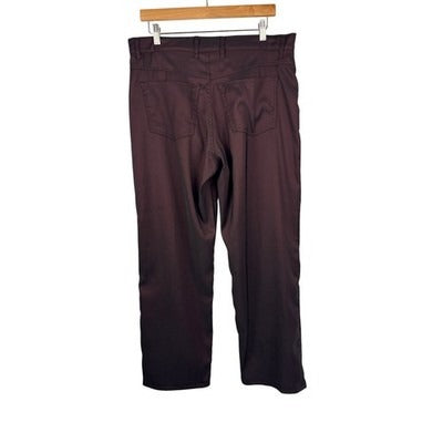Men’s Krush Size 36 Red Duo-Chrome Dress Pants Vintage