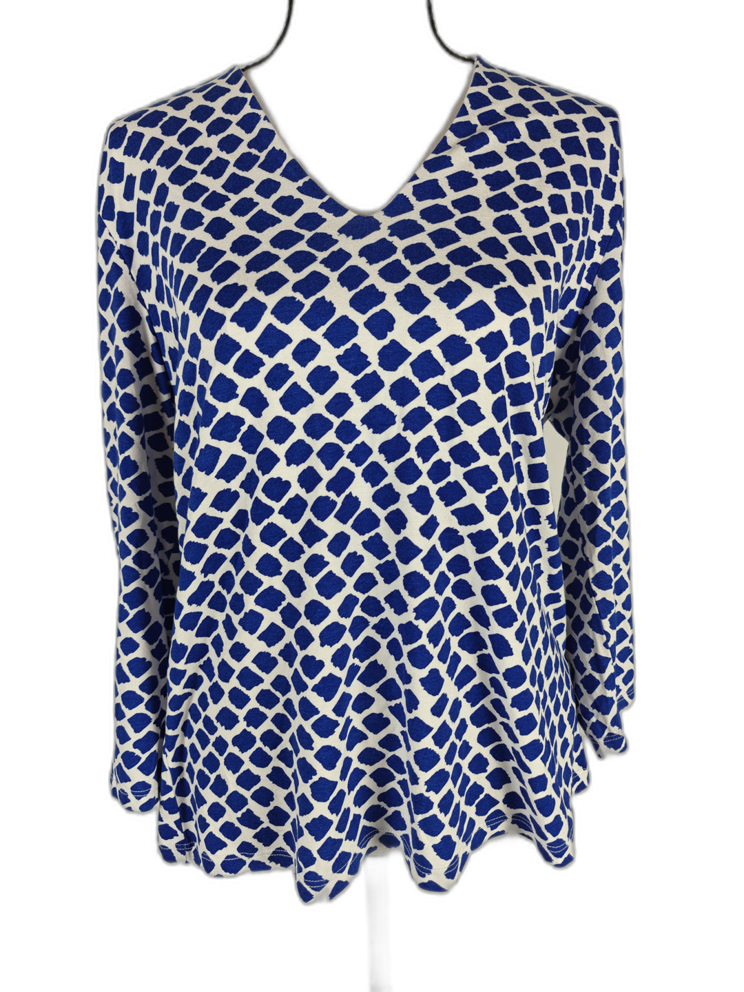 Womens Hobbs London Tunic Top Blue White Size L