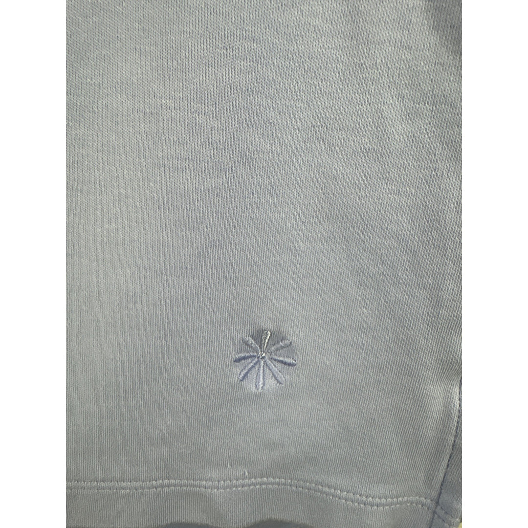 Isaac Mizrahi Live! Womens Light Blue 3/4 Sleeve Top S