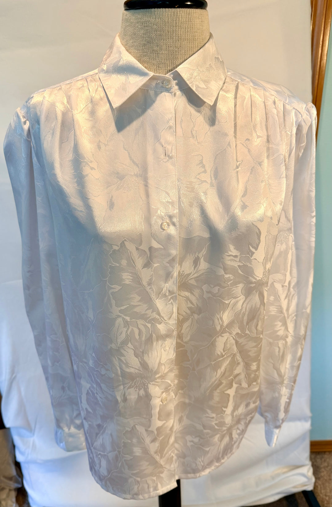 Vintage Kaki Roberts 1980's Women's Blouse
