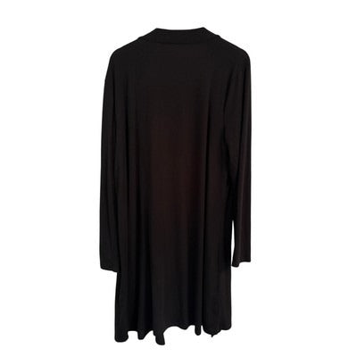 Women’s Zenana Premium Size 3X Black Long Sleeve Oversized Cardigan